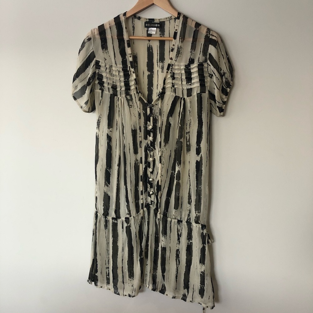 Religion UK Striped Tunic Dress